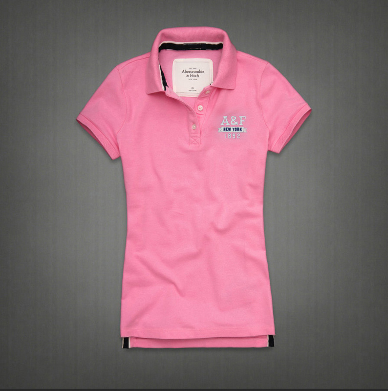 Abercrombie Fitch Mujeres Polo Corto Remera AF8445 Abercrombie Fitch Mujeres Polo Corto Remera AF8445